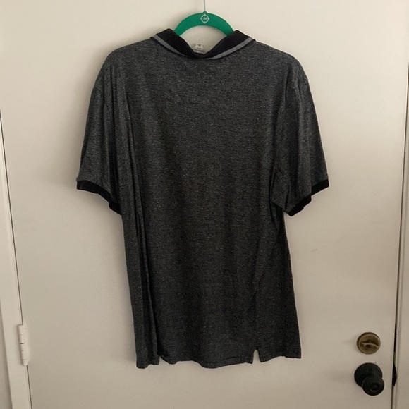 Calvin Klein Slim Flit Black/Grey Polo XL - Picture 2 of 2